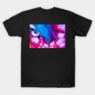 abstract storm 4 pink T-Shirt